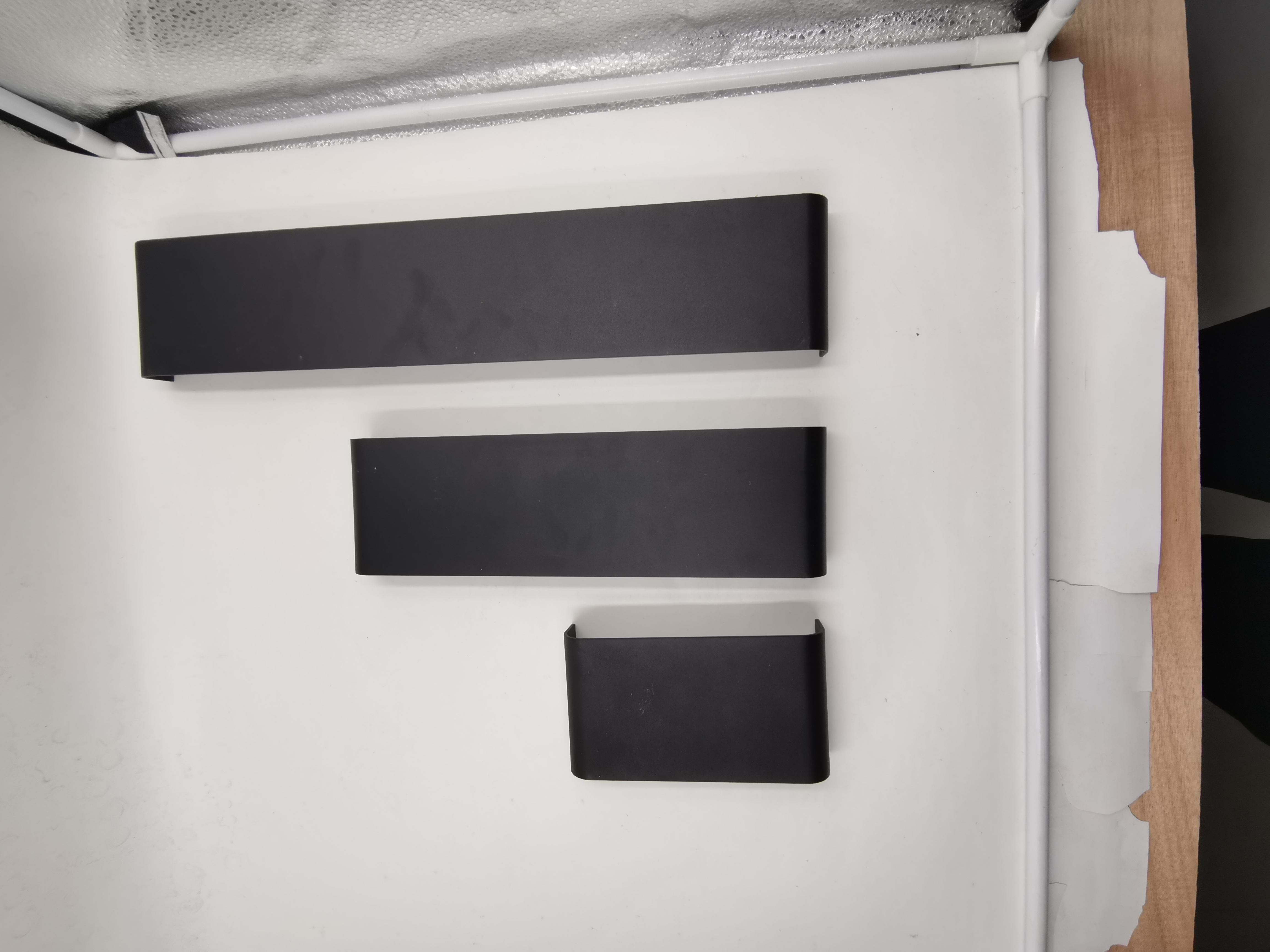 6W 12W 14W Rechteckige LED-Wandbeleuchtung, Schwarz-Weiß-Shell-LED-Wandleuchte, Innen-LED-Lichtleisten für den Innenbereich