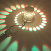 Spiralloch-RGB-LED-Wandleuchte für Innenräume, Heimdekoration, ausgefallene Nachtlichter, Deckenleuchte, Loft-Vogue-Möbel