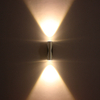 Einfacher Stil 2W 6W LED-Wandleuchte AC85-265V Aluminium Delikat Nachttischbeleuchtung für Innen-Hotel-Treppengangleuchte