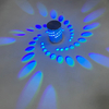 LED-Spiralloch-Wandleuchte, 16-Farben-Wandleuchte, Fernbedienung, Wandleuchte, geeignet für Halle, KTV, Bar, Heimdekoration, Kunst-Wandleuchte