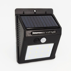 LED-Solarstromleuchte, 20 LEDs, Wandleuchte, PIR-Bewegungsmelder, wasserdichter Solarwarmwasserbereiter für den Außenbereich