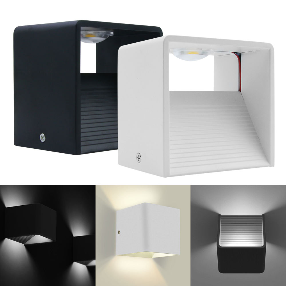 3 W 5 W quadratische Wandleuchte für den Innenbereich, LED-Beleuchtung, LED-Innenbeleuchtung, Keramikwürfel, Innenwandleuchte, quadratisch, kleines Nachtlicht, einzigartige Wandleuchte für den Innenbereich, Hoteldekoration, gute Qualität 