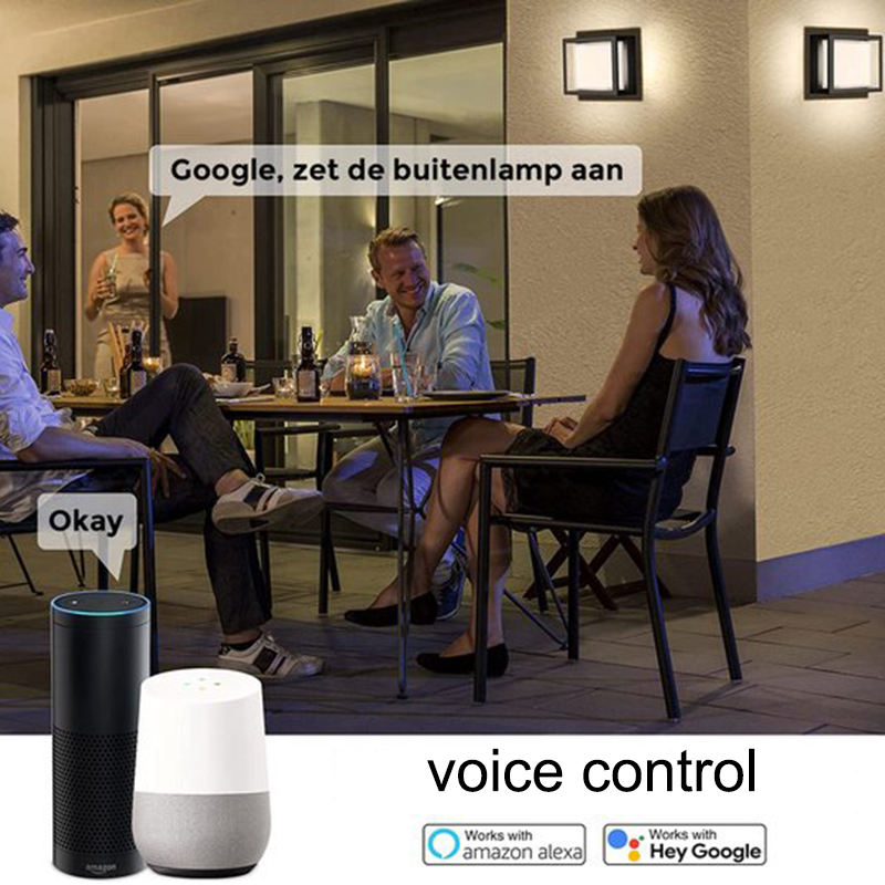 2023 Neue Tuya App Smart Wandleuchte LED Intelligent Cube IP65 Wasserdicht Bunte Modische Dekorative Wandleuchte