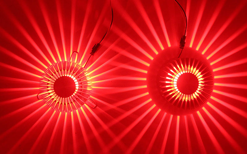 Super schöne Sonnenblume 3W RGB AC 220V KTV Decke LED Wandleuchte Schlafzimmer Nachttisch Treppenlicht Wohnzimmer Dekoration Badezimmer 