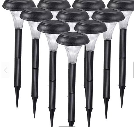 LED-Solarleuchte Solar-Gartenleuchte Solar-Wegelampe Heiße verkaufende billige kleine Kunststoff-Außengarten-Weg-Yard-Säulenleuchte 