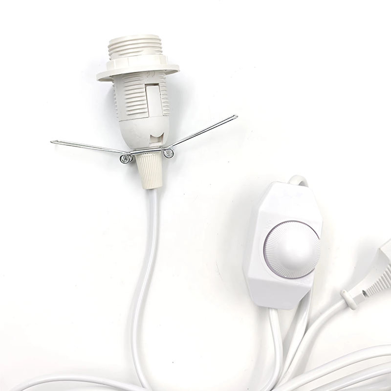 E14 301 Halbkabel-Dimmerkabel, Lichtschalter-Stecker, Netzschalter, 1,8 m Leitungskabel, LED-Lampe, EU-US-Steckermodell