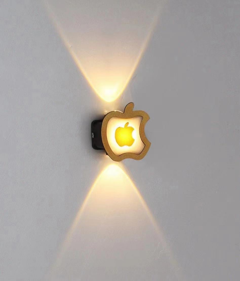 Außenwandleuchte, Außenwandleuchte, Blume, runde Lampe, Villa, Eingang, im Freien, wasserdichte Wandleuchte, Balkon, LED-Außenbeleuchtung