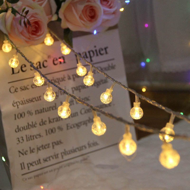 Stern-Lichterketten, LED-Weihnachtsgirlande, Feen-Vorhang-Licht, 2,5 m, für drinnen und draußen, für Schlafzimmer, Zuhause, Party, Hochzeit, Neujahr, Dekoration