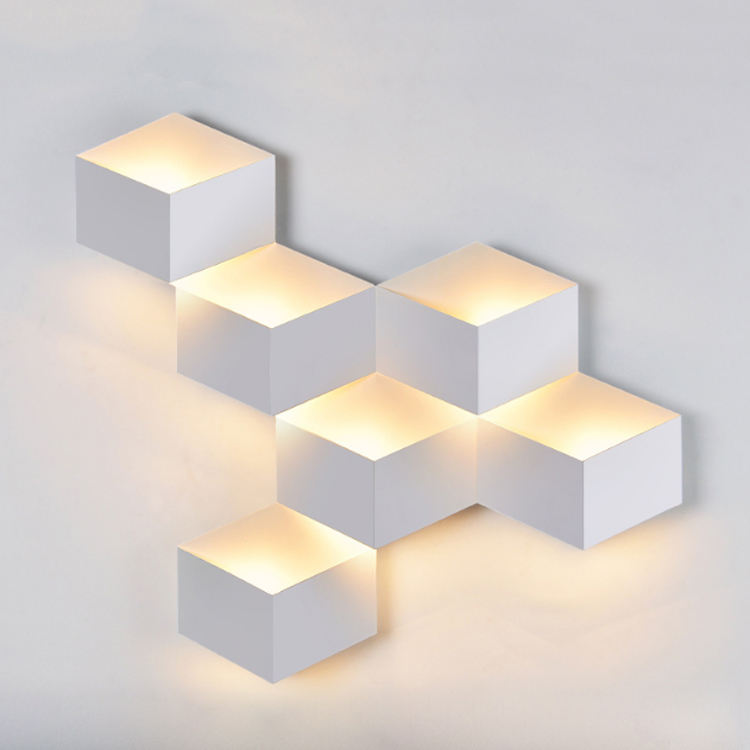 Neue 6W 12W COB-LED-Wandleuchte, wasserdichte Outdoor-Gartenbeleuchtung nach oben und unten, zum Neupreis, minimalistisch und modern, IP65