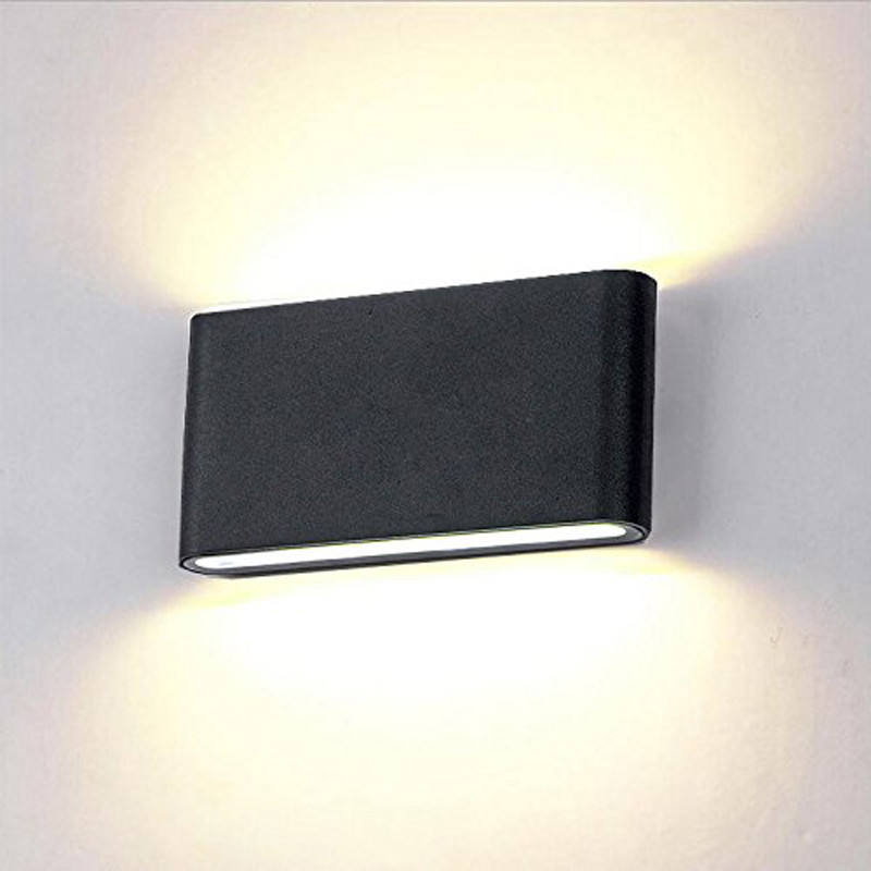 18W LED IP65 Außenbeleuchtung Moderne Wandleuchte Innen Wasserdichte LED Wandleuchte Wohnzimmer Licht quadratische LED-Wandleuchte