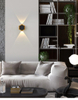 2W 3W 5W 6W 7W 8W Gartenwandleuchte Wandleuchten Led Honeycomb Gold Schwarz Leuchten nach oben und unten leuchtende Körperlampe Beleuchtungsstil Modernes Büro