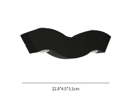 Nordic Wasserdichte 4W wand lampe einfache led wohnzimmer Hintergrund Wand Lampe hotel halle korridor beleuchtung Up und unten licht