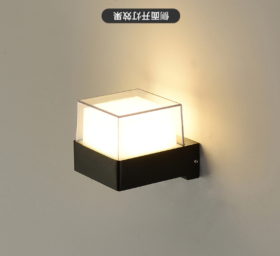 Neue APP-Steuerung LED intelligente Wandleuchte IP65 wasserdichte bunte modische dekorative Wandleuchte