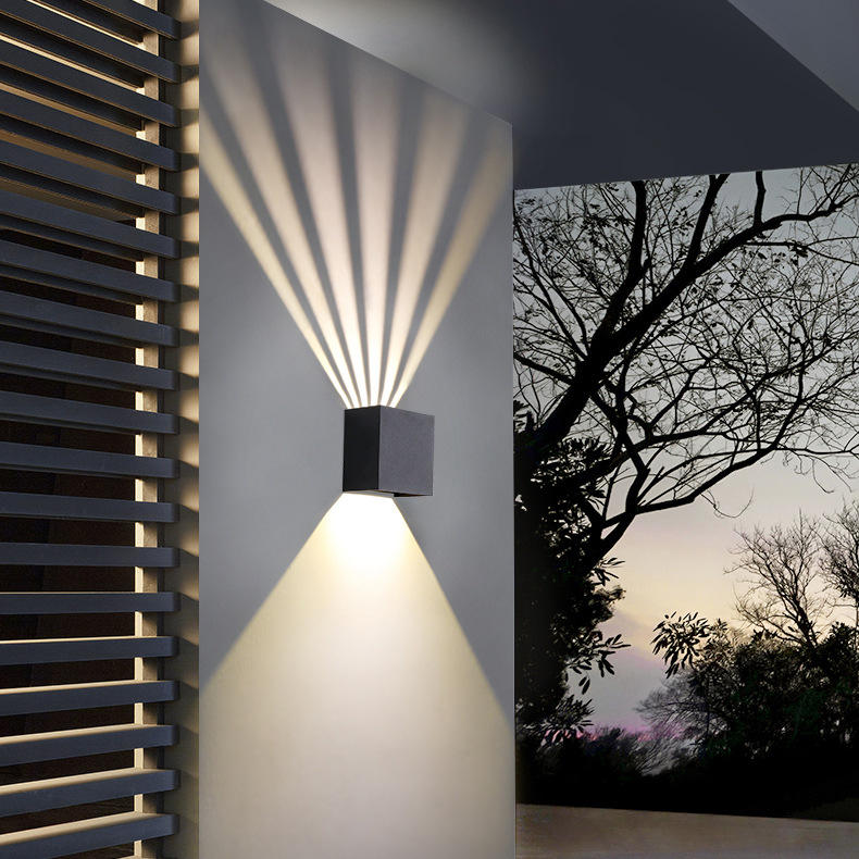 6W LED Wandleuchte Garten Wandleuchte IP65 Wasserdichte Außenleuchte Leuchte Hausdekoration Beleuchtung Korridor Ganglicht