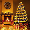 LED-Band-Lichter, Weihnachtsbaumschmuck, Feen-Lichterkette, DIY-Spitzenbogen für Navidad, Zuhause, Neujahr, Weihnachtsdekoration, Lampe
