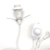 E14-Sockelfassung, europäischer Hängelampenhalter mit Ein-Aus-Schalter, EU-Stecker, Vintage-Kabelverlängerung E27 auf 2 3-poligen US-AU-Stecker