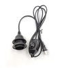 Leitungskabel 303/304/317/301 Dimmer-Netzkabel/Doppelknopfschalter EU-Steckerkabel für LED-Glühbirne/Schreibtischleuchte USA E26 AU