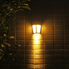 Schwarz Transparent Unten Solar Wand Lampe Im Freien Wasserdichte Haushalt Garten Terrasse Balkon Atmosphäre Dekor Licht