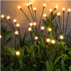 Firefly-Solarlampe, Gras-Solarlampe, LED-Solarlicht, dekorative Landschaftsbeleuchtung für den Außenbereich, mehrfarbig wechselnde, solarbetriebene LED-Blumenlichter für den Hof
