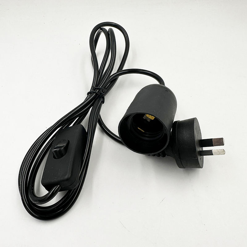 Material Wasserdichter Lampenhalter E27 Kunststoff Schwarz Weiß PVC Stil Gummi Farbe Schraube Herkunft Eisen Cooper E27 Glühbirnenfassung