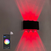 APP-Fernbedienung 6W 8W LED Up Down Wandleuchte RGB Schlafzimmer Nachttischdekoration Wandlampe AC85-265V Industrieprojektbeleuchtung