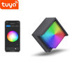 Tuya Smart WiFi LED APP Control Wandleuchte Outdoor Veranda Licht Garten Wasserdichte Wandleuchte RGBW 9W Dimmbar Funktioniert mit Alexa & Google Home