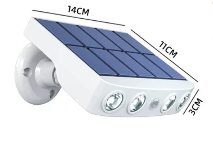 Neue Art Induktive Überwachung Solar Wand Lampe Im Freien Wasserdichte Villa Hof Lampe Im Freien Garten Zaun Treppen Schritt Lampe