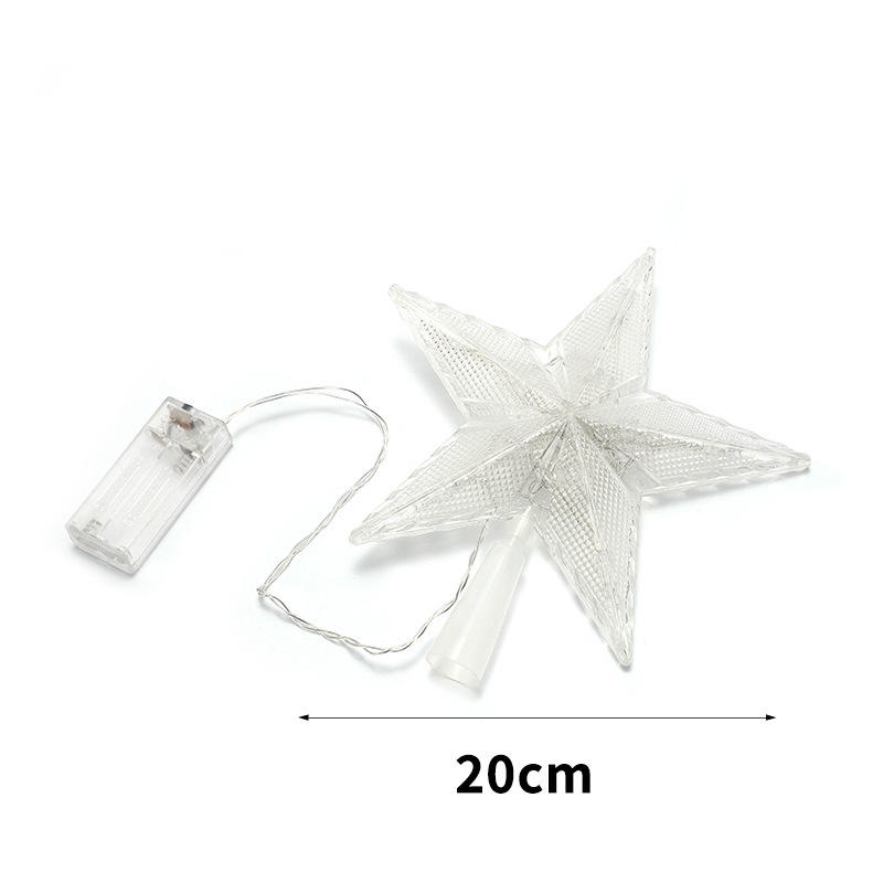 LED-Weihnachtsbaumspitze-Sternlicht-LED-Wandleuchte für den Außenbereich. LED-Wandleuchte für den Außenbereich