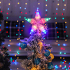 LED-Weihnachtsbaumspitze-Sternlicht-LED-Wandleuchte für den Außenbereich. LED-Wandleuchte für den Außenbereich