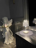 Kristall-Tischlampe, kleine Nachtlampe, wiederaufladbare Tischlampe, bietet kreative Atmosphäre für Nachtbar-Dekoration und 