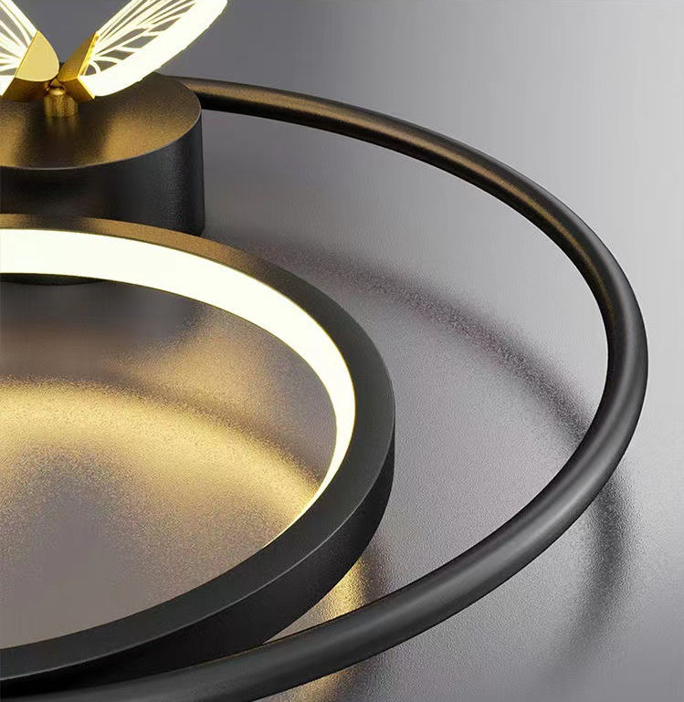 Wandlampe im nordischen Stil, Schmetterlings-Hängelampe, Schmetterlings-Wandleuchte, LED, moderne Schmetterlings-Wandlampe, Dekor, Nachttischlampen für Zuhause, Wohnzimmer, nordische Innenbeleuchtung