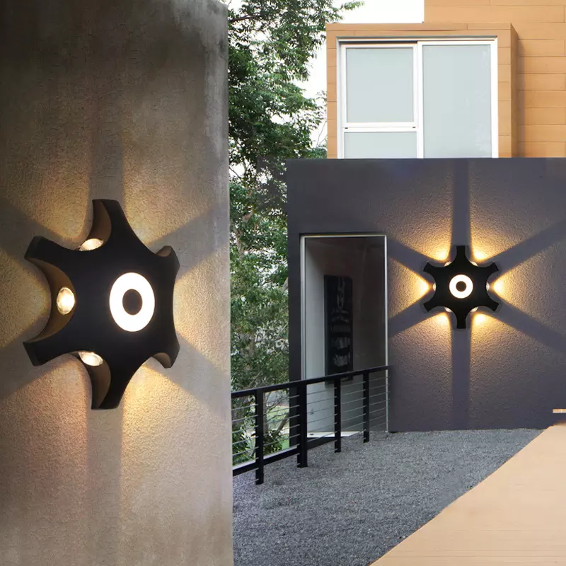 LED Wandleuchte Outdoor Indoor Wasserdicht IP65 Wandleuchte Schlafzimmer Dekoration Beleuchtung