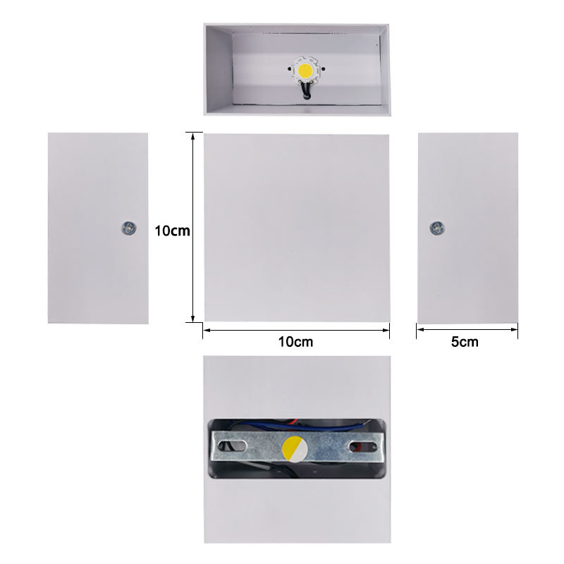 6W COB Wandleuchte LED Energiesparende Hotelzimmer Korridor Lobby Loft Treppe Wandleuchte Powernightlight LED Wandleuchte