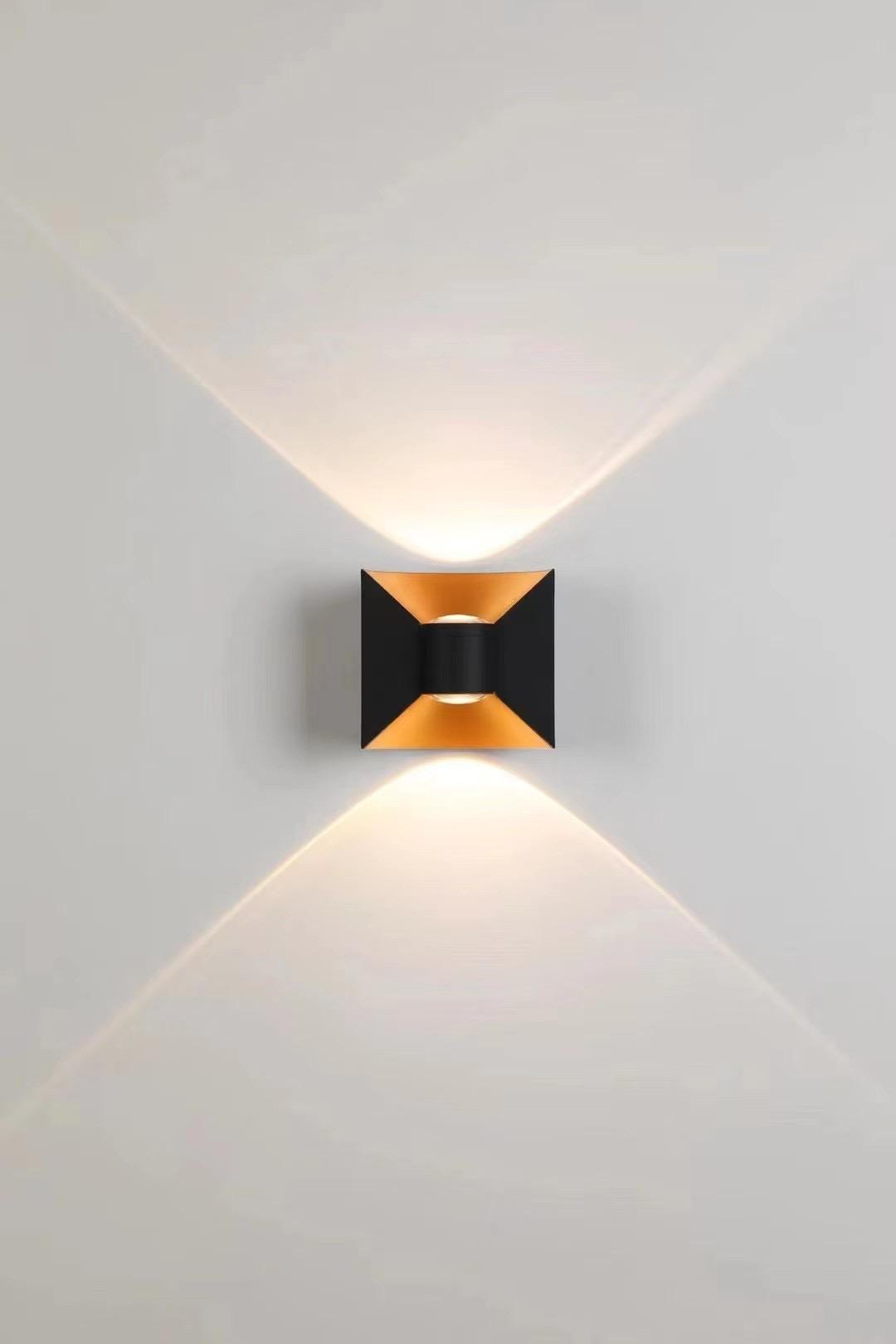 6 W 12 W Bogen Wand Lampe Wasserdichte LED Wand Licht Garten Haushalt Dekorative Lichter Fabrik Preis Schwarz Und Weiß gehäuse