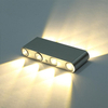 6W 8W RGB Rechteckform High-End-Dekoration für Zuhause Wandhalterung Lampe Hotel Dekoration Lampe Up Down Lights