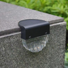 Warmweiße LED-Solarlampe, Treppen-Außengartenbeleuchtung, wasserdichte Solarstrom-Balkon-Lichtdekoration für Terrassen-Treppenzaun