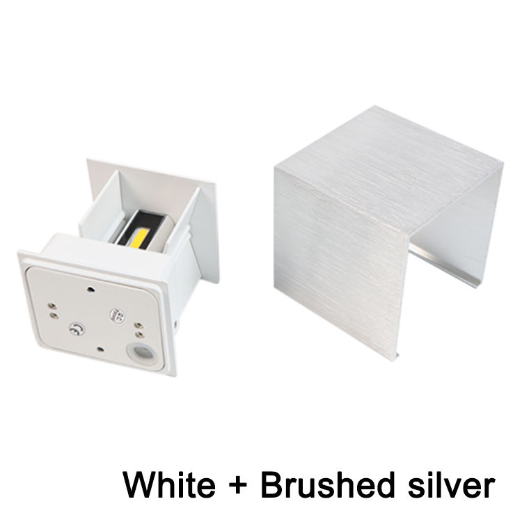 IP65 Wasserdicht 6W Indoor Outdoor Led Wand Lampe Moderne Aluminium Einstellbare Oberfläche Montiert Cube Led Garten Veranda Hause wand Licht