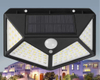 Beste Outdoor-Hinterhof-Gartentreppe, wasserdicht, IP67, Solarenergie, 4-seitig, Beleuchtung, Wandleuchte, LED-Bewegungsmelder, LED-Solarlicht