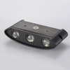 Günstiger Fabrikpreis Ip65 wasserdichte Wandleuchte Schwarze LED-Lampe Badezimmerleuchte für 100 % Sicherheit