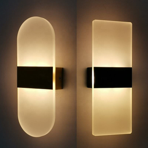 LED-Wandleuchten AC90-265V Aluminiumleuchten Wandleuchte für Wohnzimmer Schlafzimmer Hotelrestaurantbeleuchtung