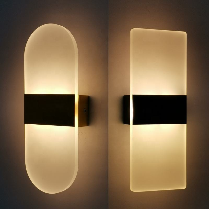 LED-Wandleuchten AC90-265V Aluminiumleuchten Wandleuchte für Wohnzimmer Schlafzimmer Hotelrestaurantbeleuchtung