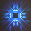 Hochwertige RGB-LED-Lampe. Vierseitige Schmetterlingswandlampe und Nachtlicht für den Innenbereich zum Fabrikpreis.