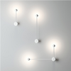 NEUE Kunst Dots Wandleuchte moderne LED Wohnzimmer Wandleuchte Nordic kreative Gangleuchten Schwarz Weiß Moderne Wandleuchte