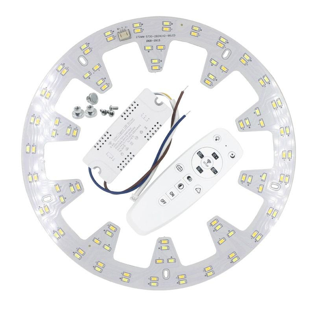2x24W LED Deckenbeleuchtung 2,4G WIFI Handyverbindung Steuerung Fernbedienung für Wohnzimmer Küche Deckenleuchte