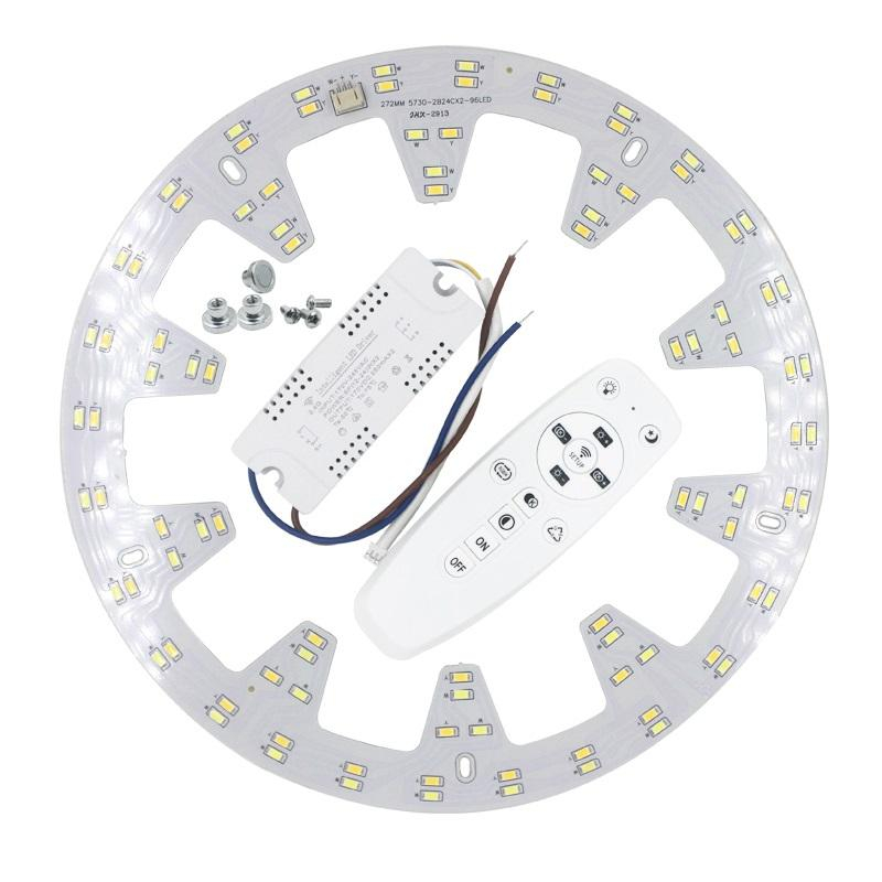2x24W LED Deckenbeleuchtung 2,4G WIFI Handyverbindung Steuerung Fernbedienung für Wohnzimmer Küche Deckenleuchte