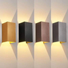 12W LED-Wandleuchte außerhalb LED-Wandleuchte IP65 wasserdicht quadratische Metallschottleuchten Außenwandleuchte Cool