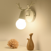 Nordic einstellbare LED Wand Lichter bunte cartoon Deer Antlers schlafzimmer lese leuchte wand montiert kinder zimmer beleuchtung E27