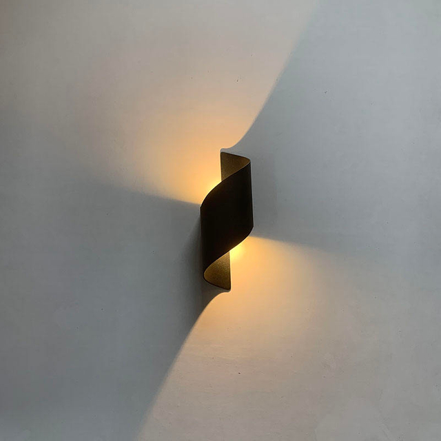 Moderne LED-Wandleuchte für den Innenbereich, Treppenleuchte, Nachttisch, Loft, Wohnzimmer, Zuhause, Flur, 12 W, für den Innen- und Außenbereich, wasserdichte Wandleuchten