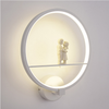Neuankömmling, moderne LED-Wandleuchte, ausgefallene Wandleuchte, Kunst-Ringlicht-Wandhalterung für Hotelleuchten im Innenbereich