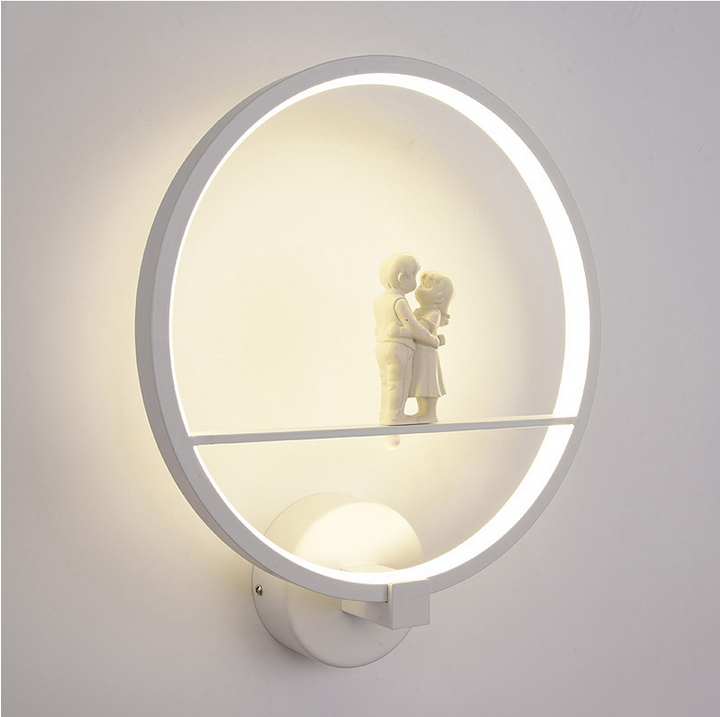 Neuankömmling, moderne LED-Wandleuchte, ausgefallene Wandleuchte, Kunst-Ringlicht-Wandhalterung für Hotelleuchten im Innenbereich